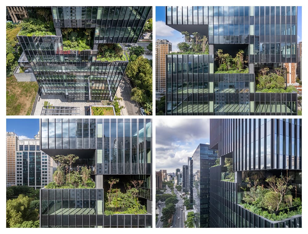 Salma Tower São Paulo com florestas verticais / Fotografia Pedro Mascaro