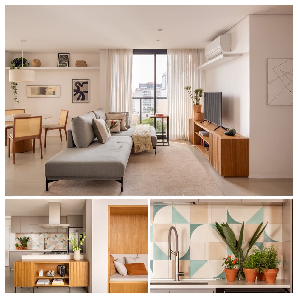 Reforma de apartamento estreito / Fotografia Carolina Lacaz