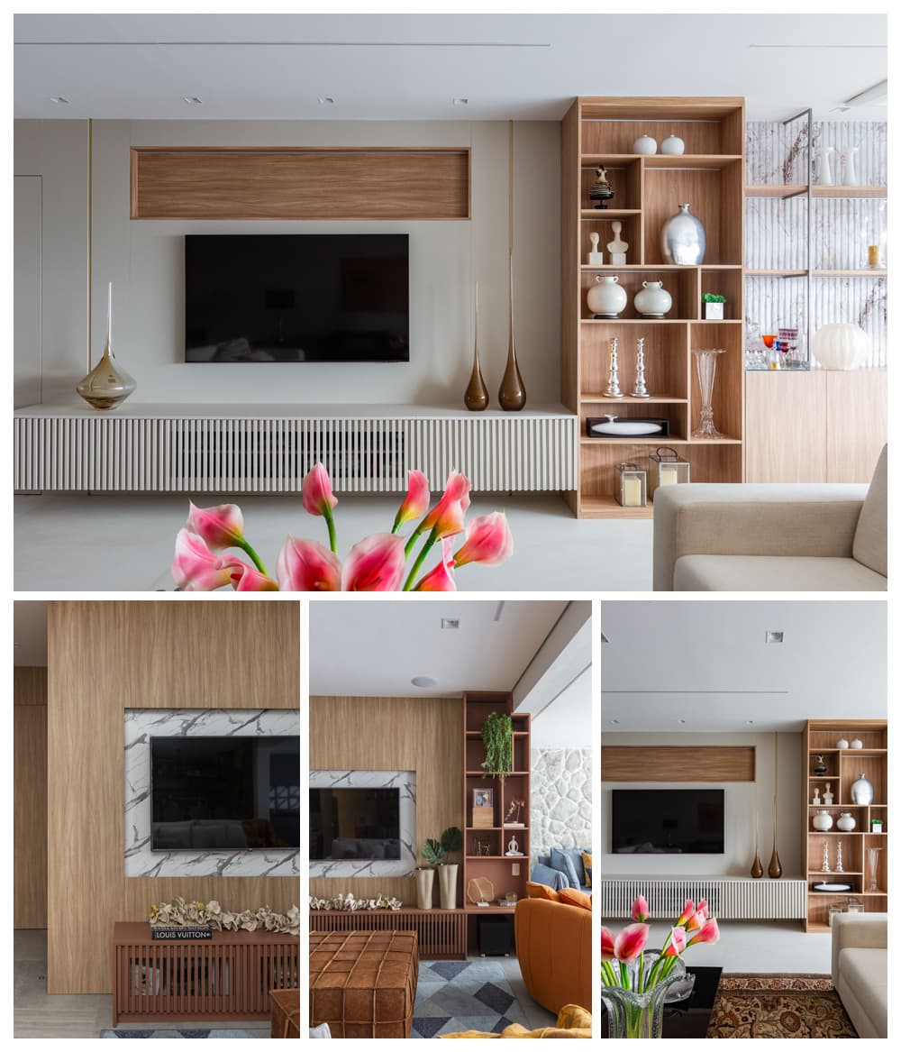 Rack para sala / Fotografia Mariana Camargo