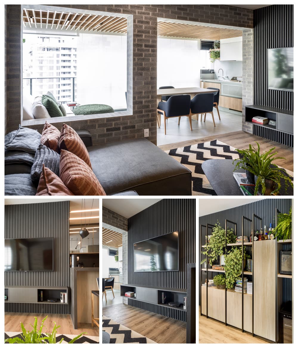 Apartamento compacto masculino / Fotografia Romulo Fialdini Apartamento compacto masculino / Fotografia Romulo Fialdini