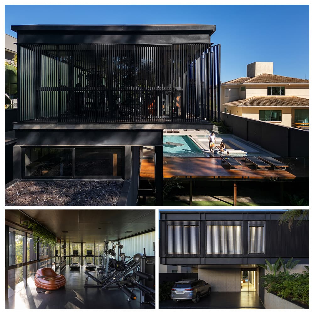 Arquitetura residencial em aço / Fotografia Leonardo Finotti