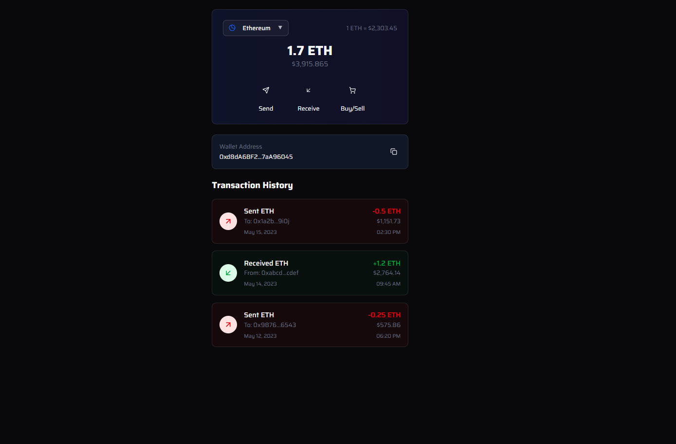 Landing page preview