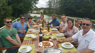 Lunch aan dek Lunch aan dek