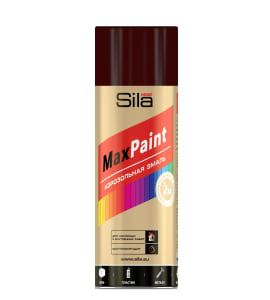 Аэрозольная краска Sila HOME Max Paint шоколадно-коричневая