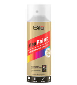 Матовый аэрозольный акриловый лак Sila HOME Max Paint 