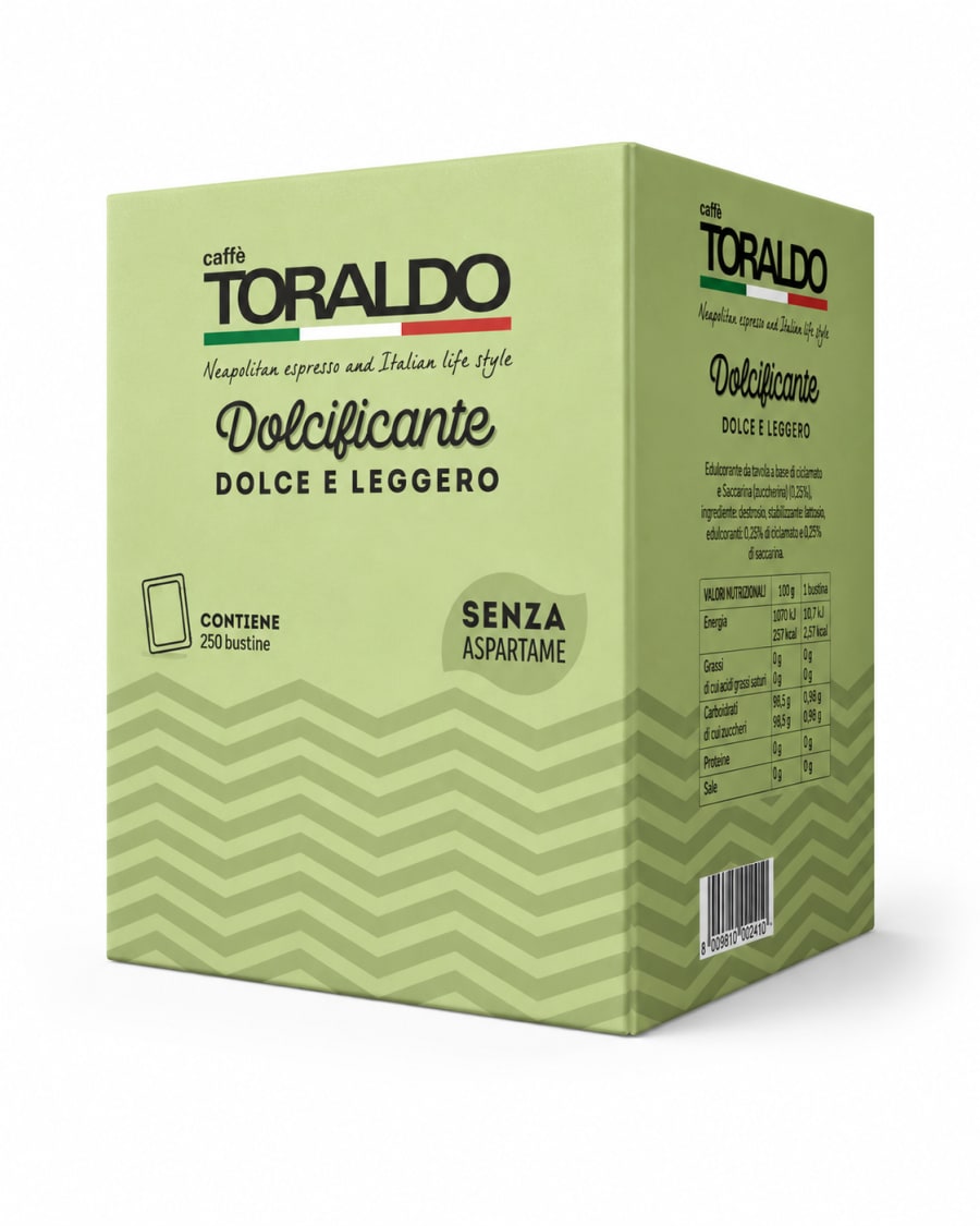 Édulcorant Caffè Toraldo — Dolce e Leggero (500 sachets)