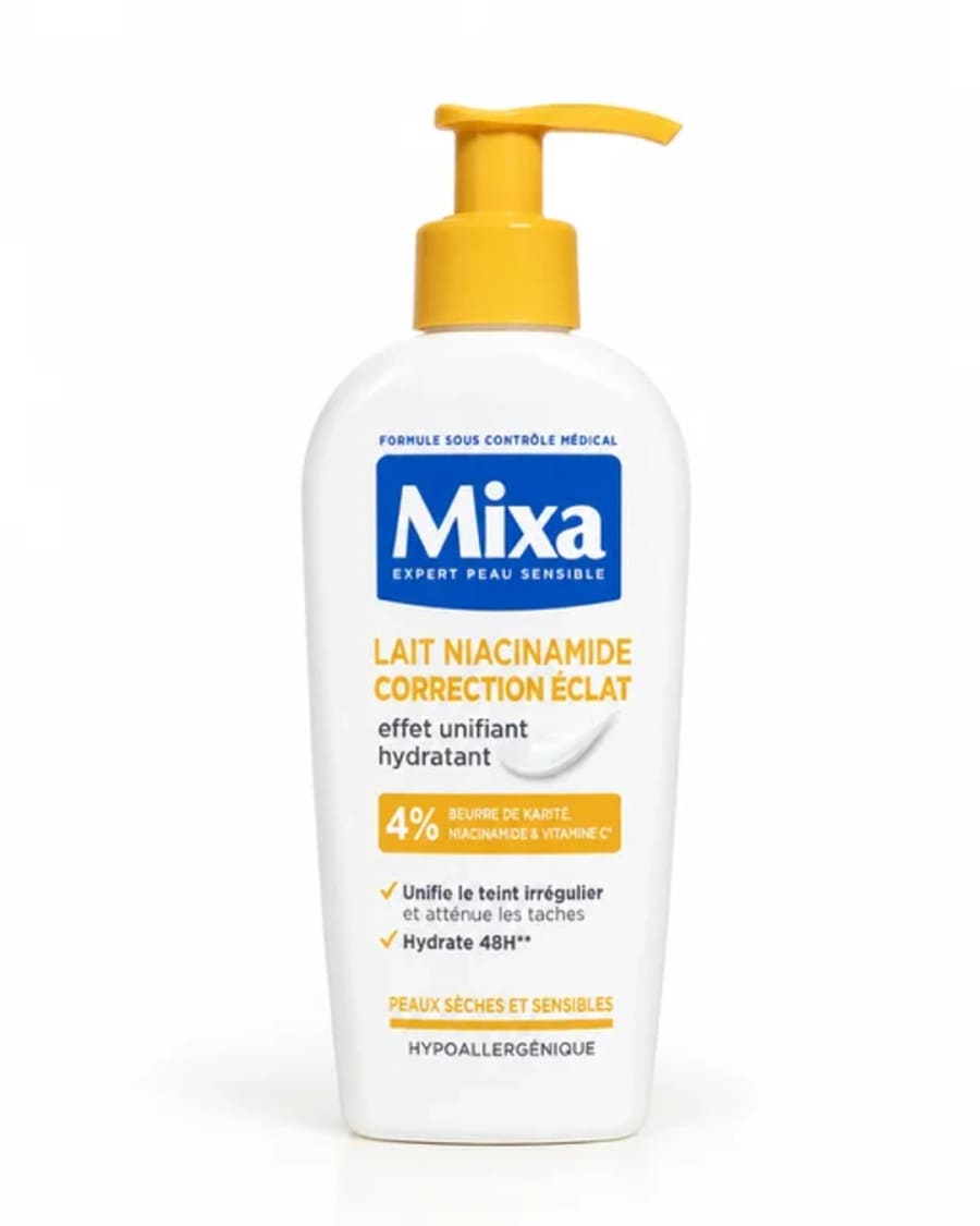 Mixa Lait Niacinamide Correction Éclat
