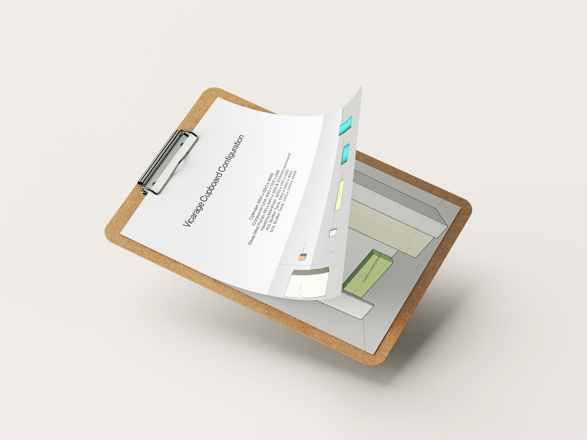 3D Cupboard configuration document to help the service companies to add their units to the utility cupboard