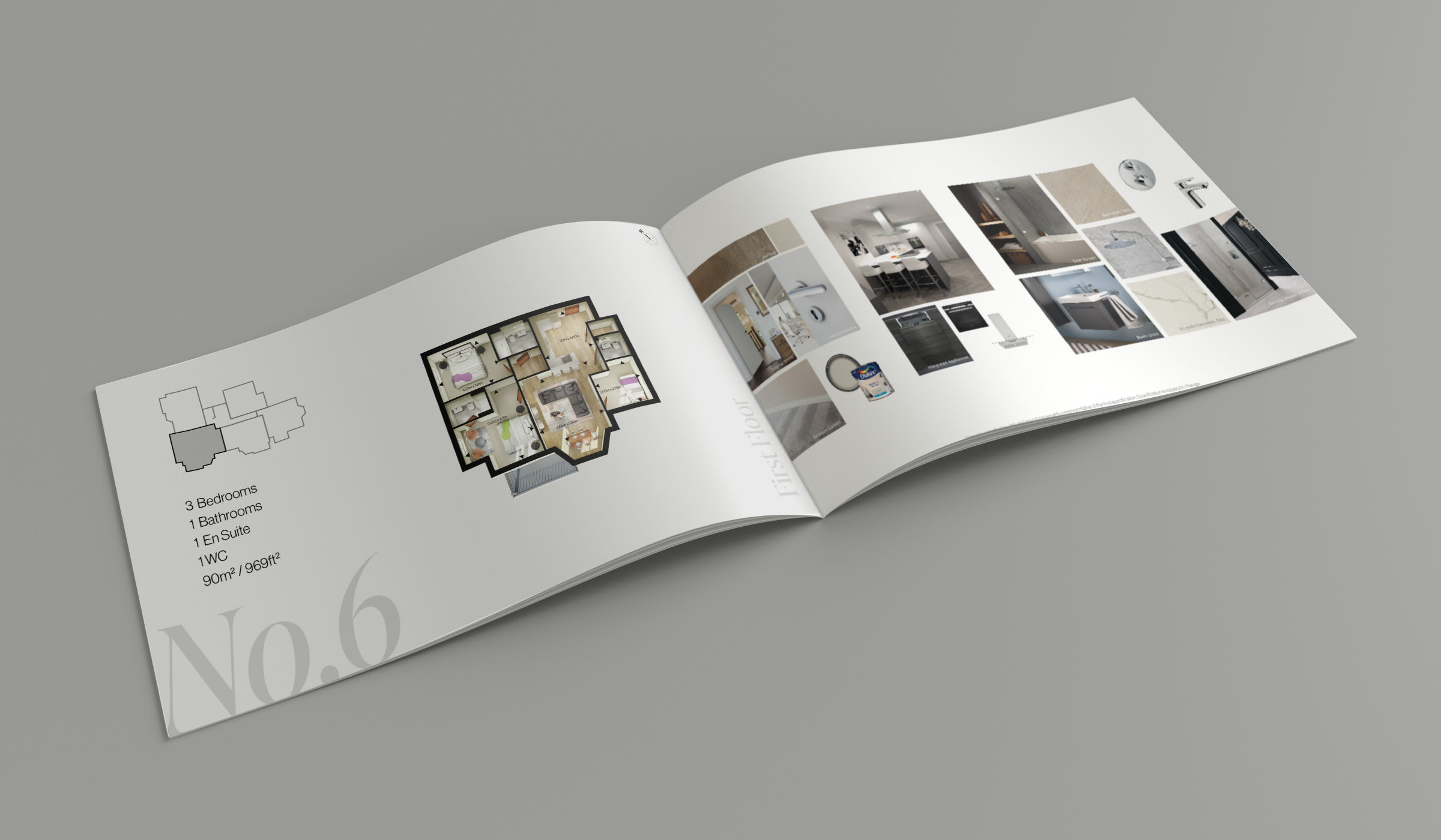Mood Board and plot information brochure