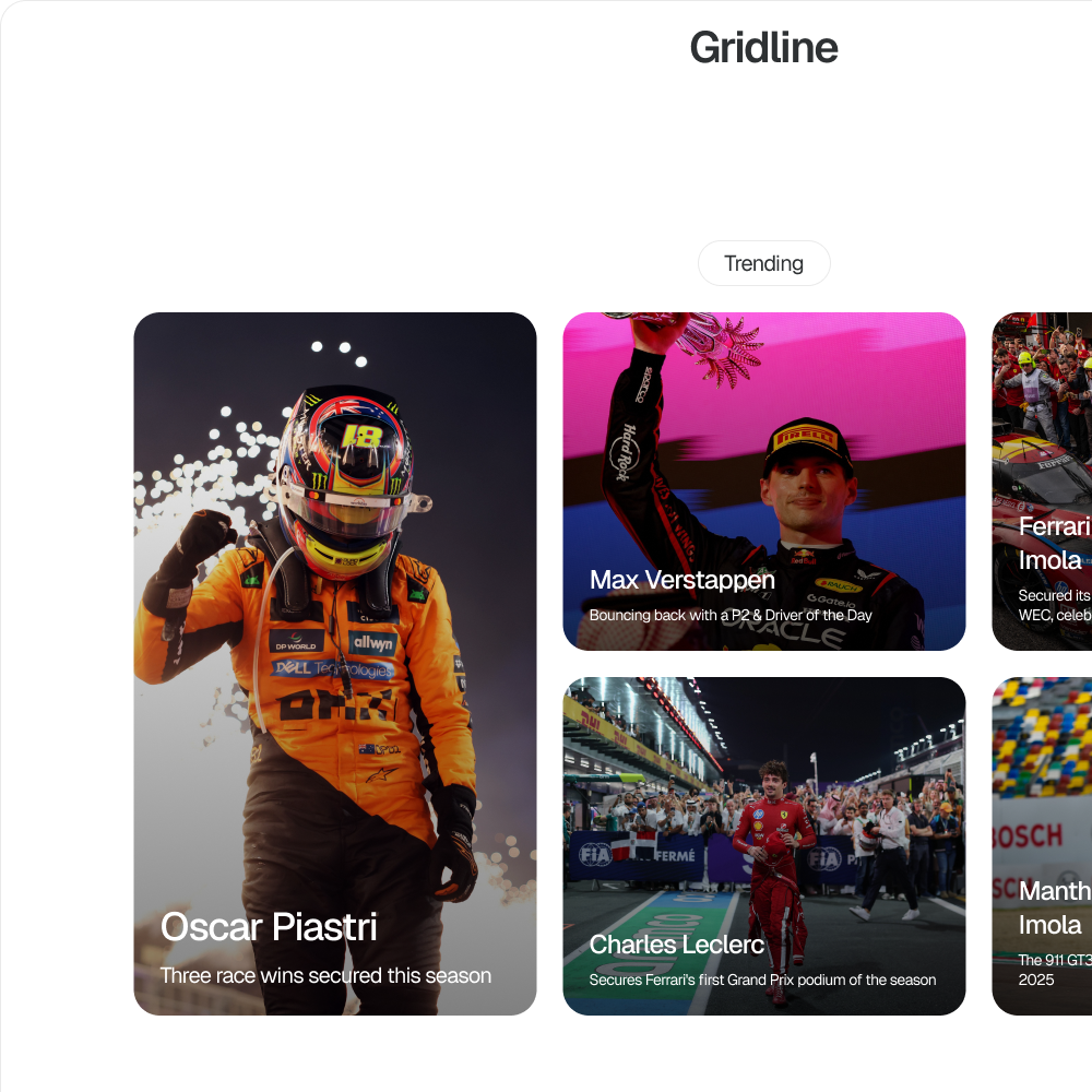 Gridline Motorsport News preview