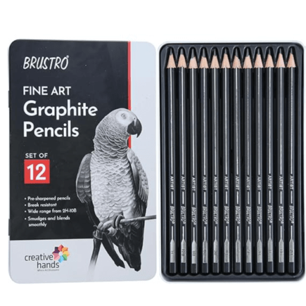  Artists Fineart Graphite Pencil Set