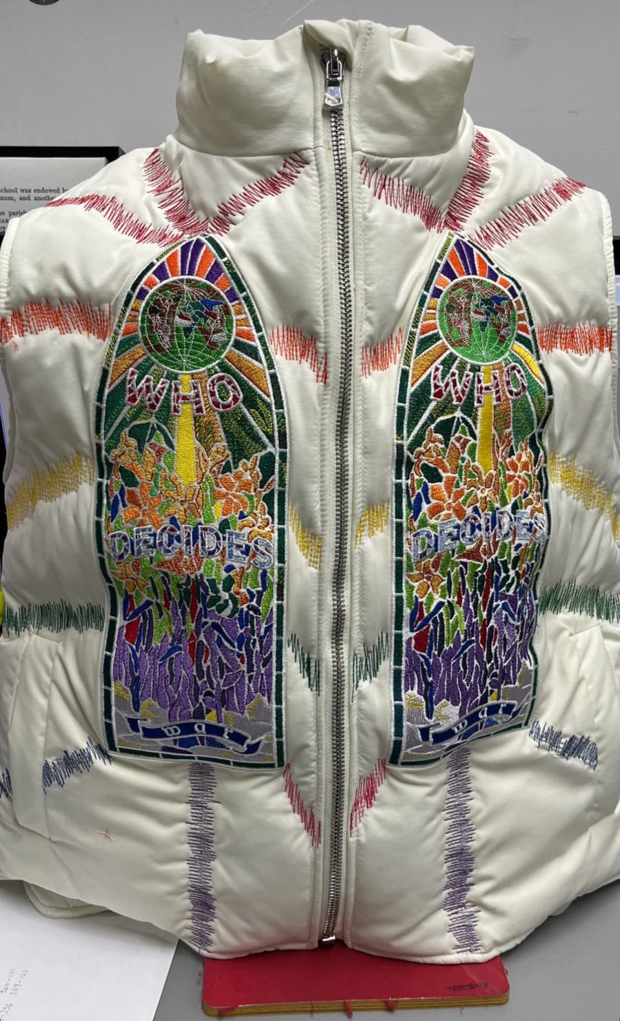 High stitch count dense embroidery design