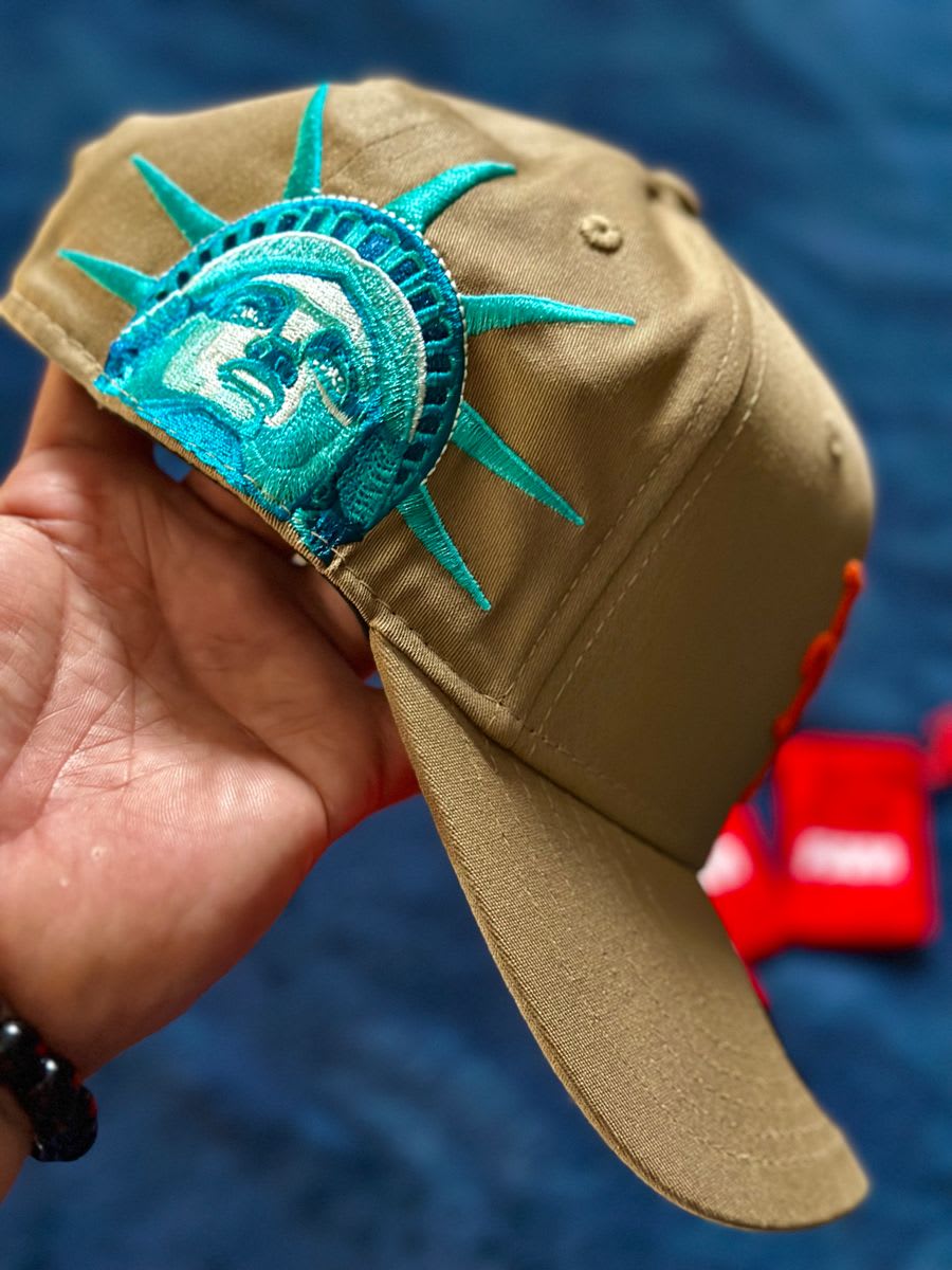 Flat embroidery — left chest crest stitching