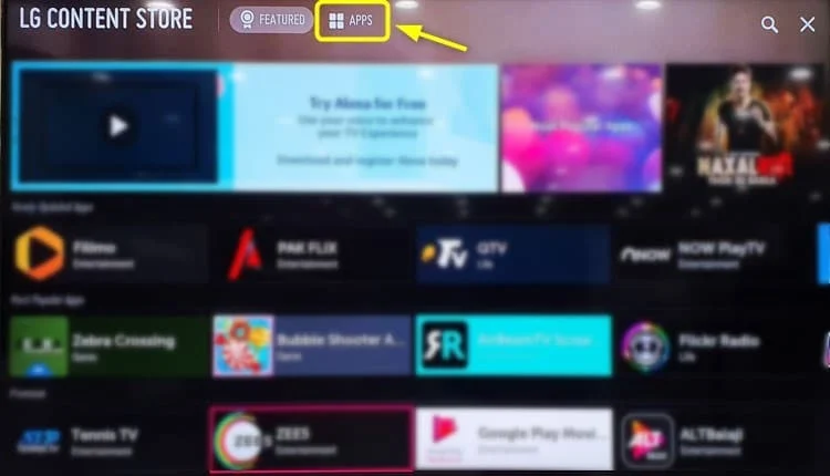 IPTV Smarters Pro LG