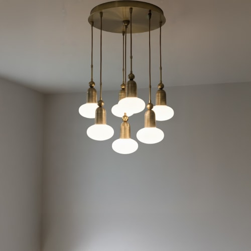 Elara Seven-Light Round Chandelier