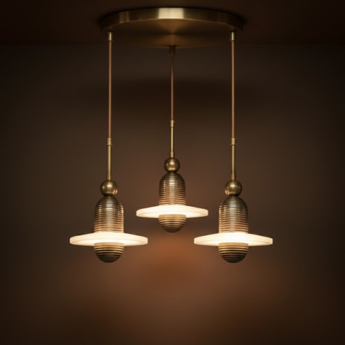 Orbit Triple Round Chandelier