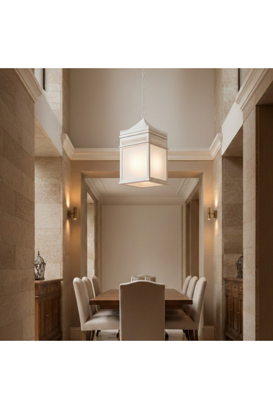 Minimal Square Pendant Modern Ceiling Light
