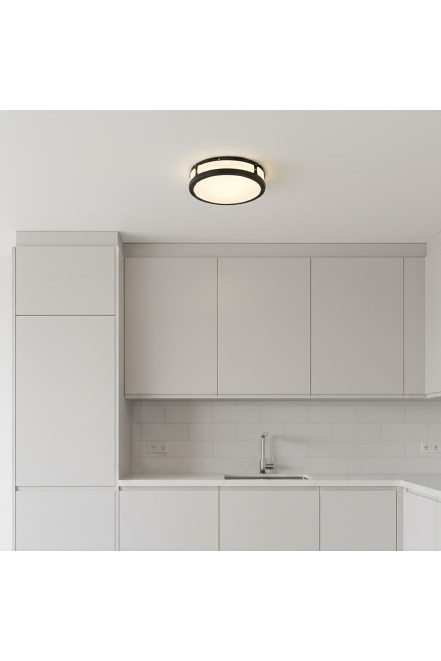Modern Ceiling Light Fixture – 46 cm Flush Mount