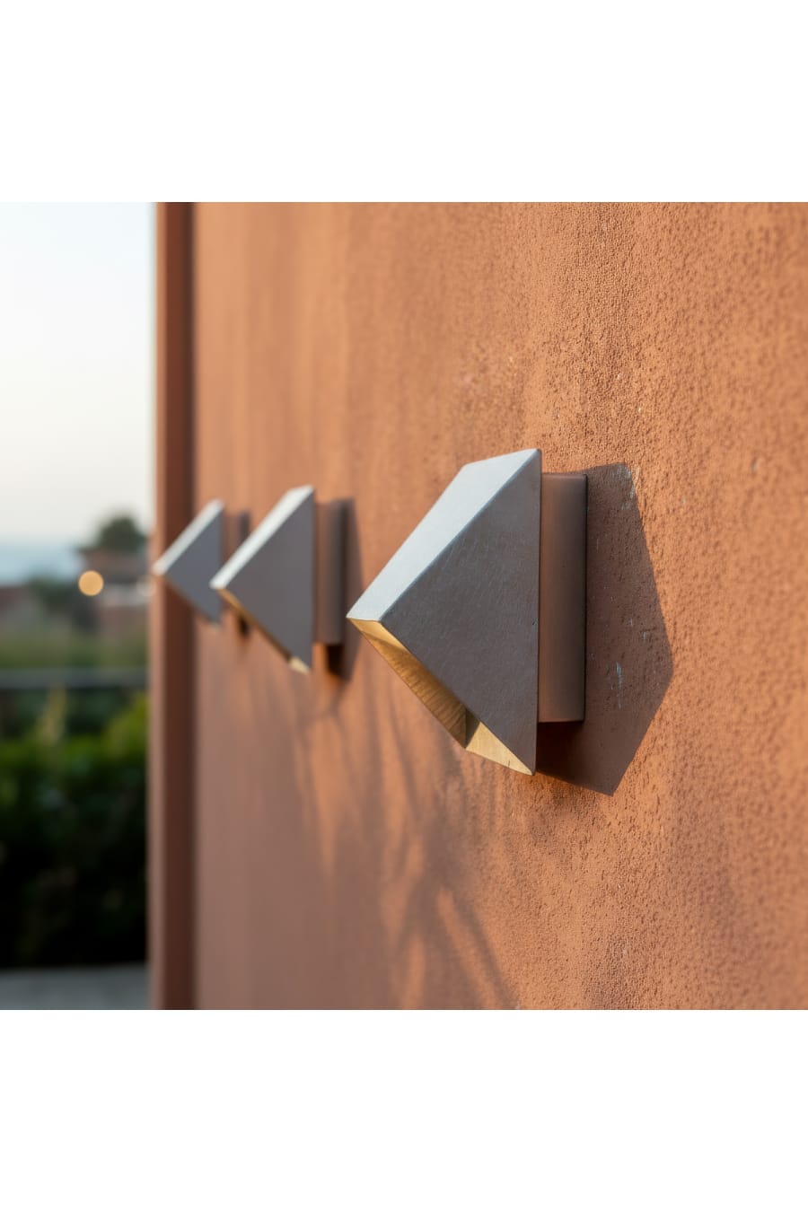 Modern Geometric Wall Sconce - Aluminum