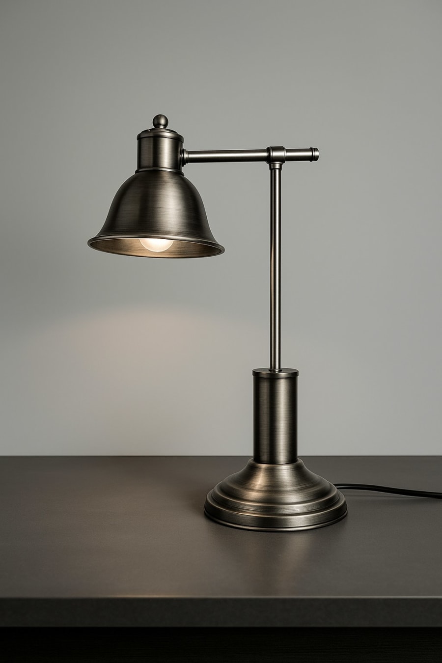 Banker's Desk Lamp – Antique Nickel