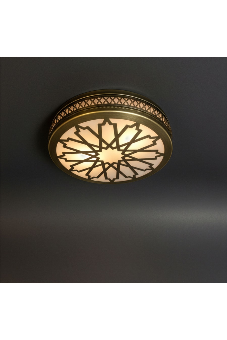 Decorative Patterned Flush Mount Ceiling Light – Modern Plafond Lamp