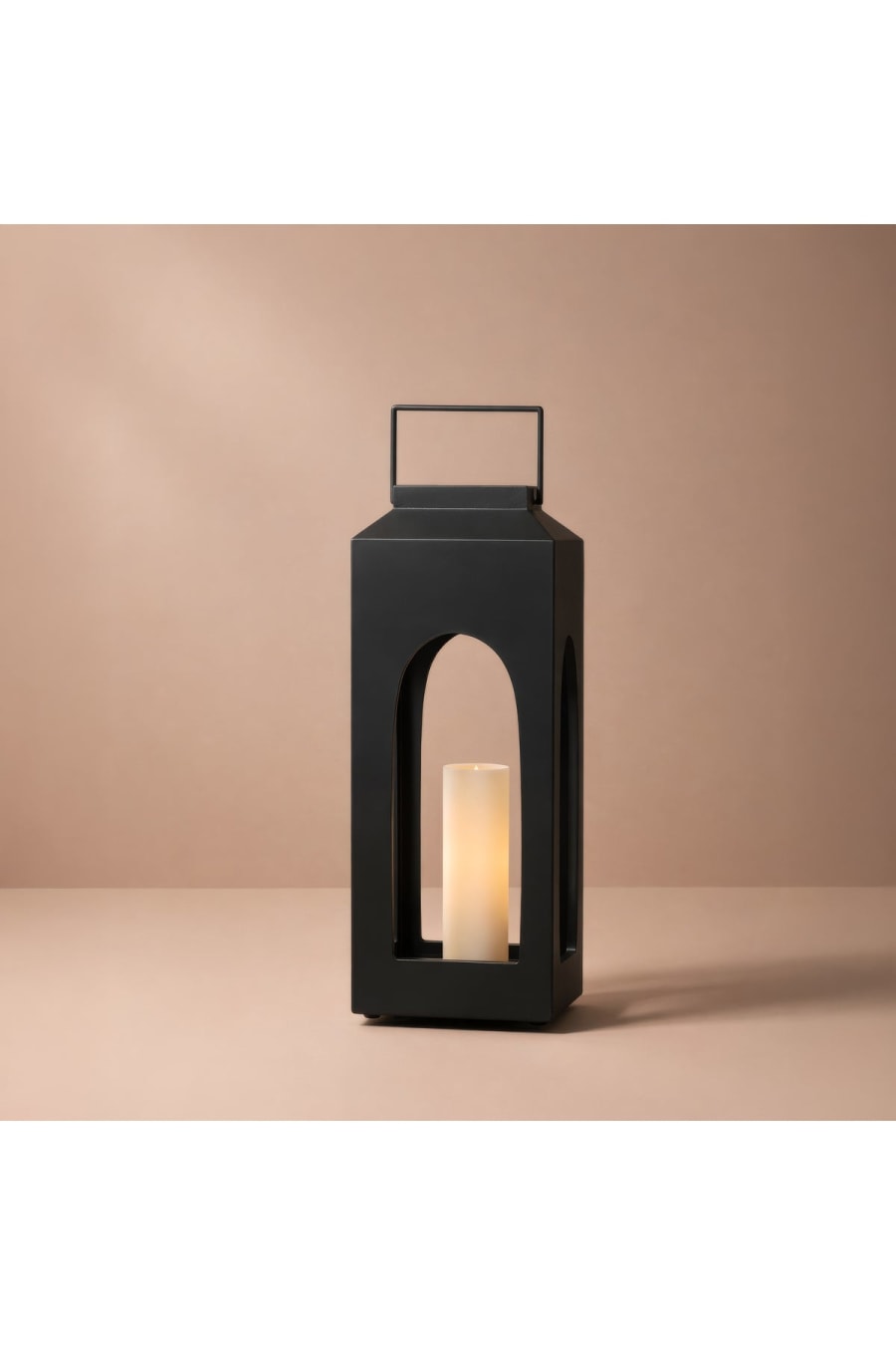 Modern Decorative Lantern Candle Holder – Metal Body