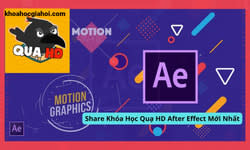 Khoá Học After Effect Cùng Quạ Hd