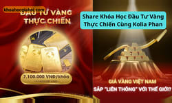 Khóa Học Đầu Tư Vàng Thực Chiến Cùng Kolia Phan