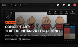 Khoá Học Concept Art: Thiết Kế Nhân Vật Hoạt Hình Cùng Digiart Academy