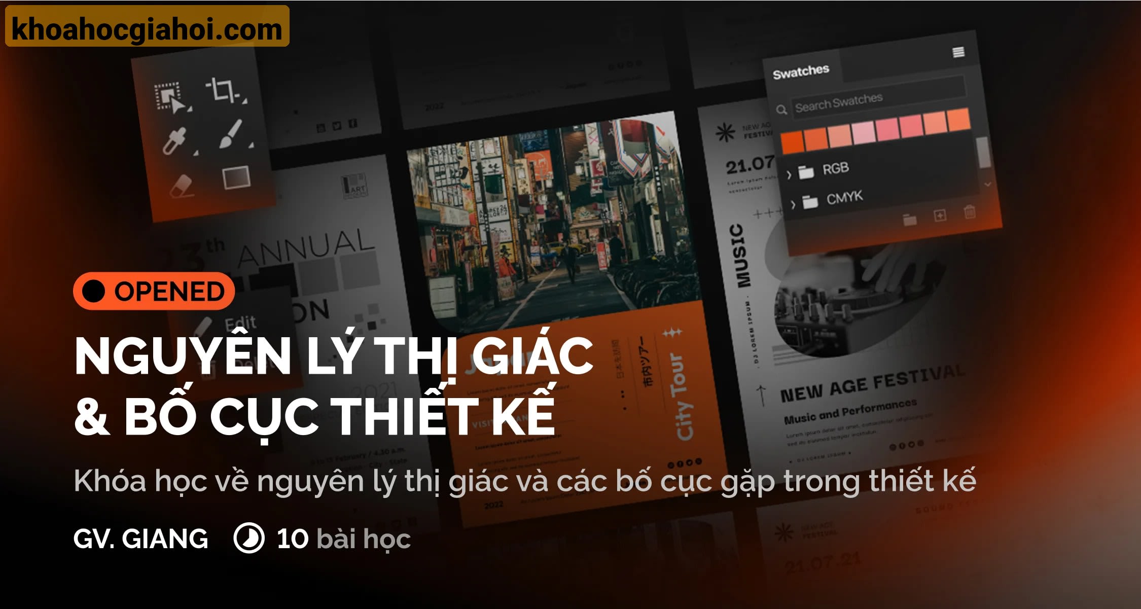 Khóa Học Nguyên Lý Thị Giác & Bố Cục Thiết Kế Đồ Họa Cùng Digiart Academy