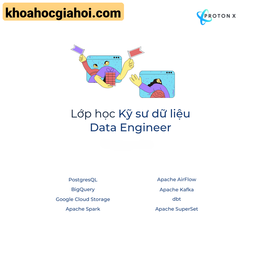 Khóa Học Kỹ Sư Dữ Liệu Data Engineer Cùng Protonx
