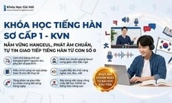 Khóa Học Tiếng Hàn Sơ Cấp 1 - Kvn