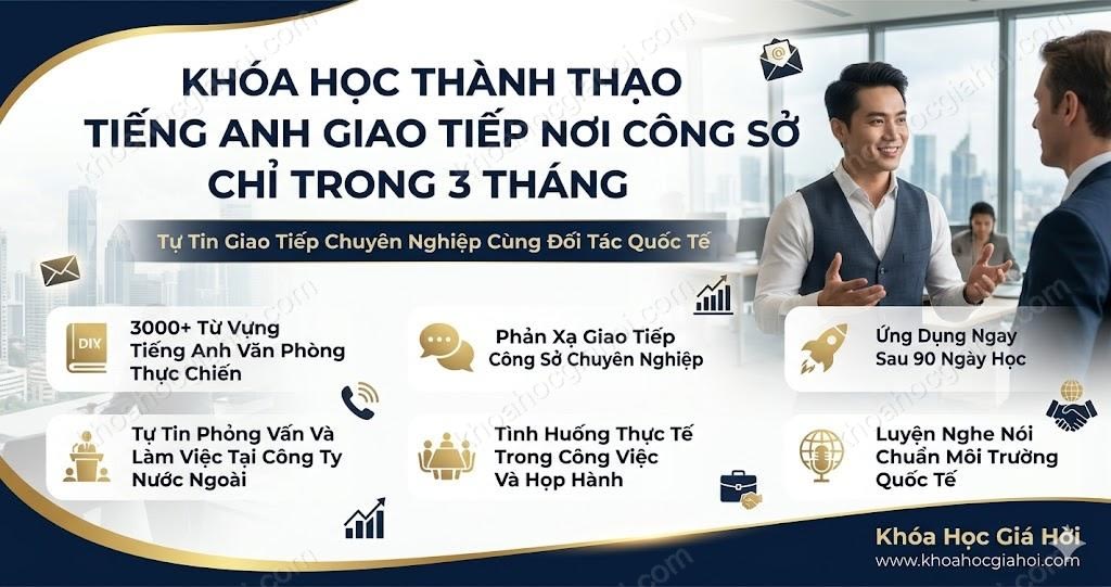 Khóa Học Tiếng Anh Giao Tiếp Cho Người Mới Bắt Đầu