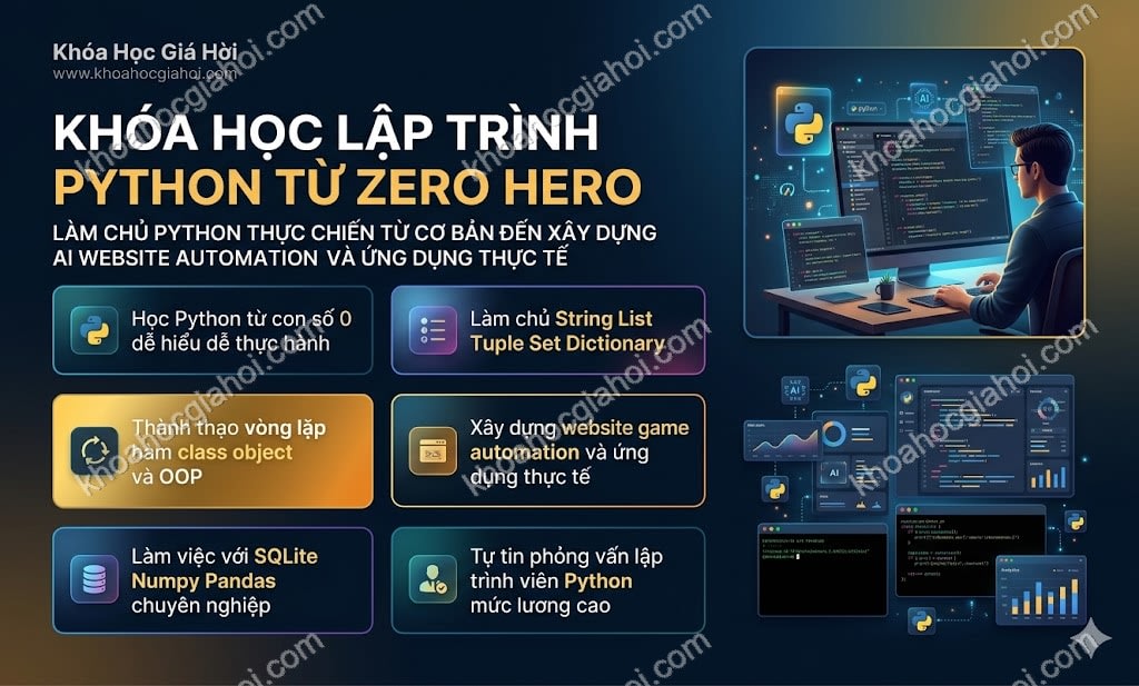 Khóa Học Lập Trình Python Từ Zero - Hero