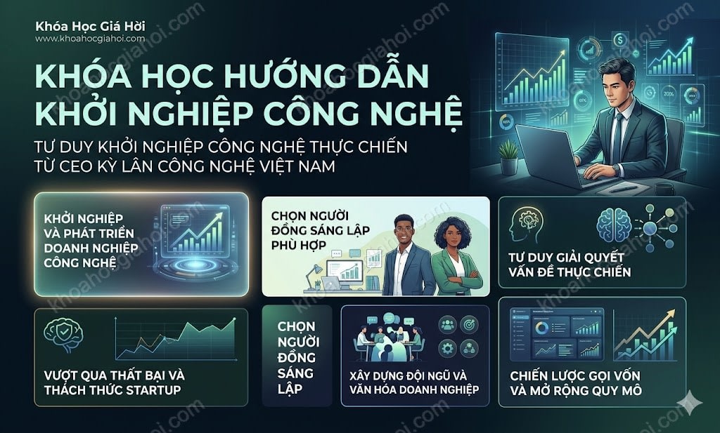 Khóa Học Hướng Dẫn Khởi Nghiệp Công Nghệ