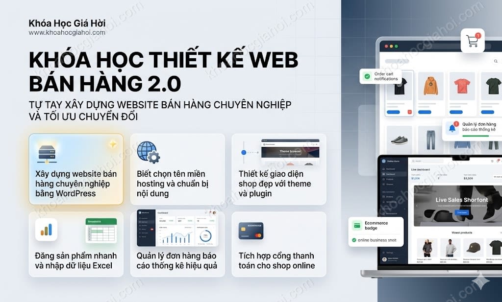 Khóa Học Thiết Kế Web Bán Hàng 2.0
