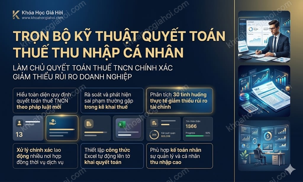 Trọn Bộ Kỹ Thuật Quyết Toán Thuế Thu Nhập Cá Nhân