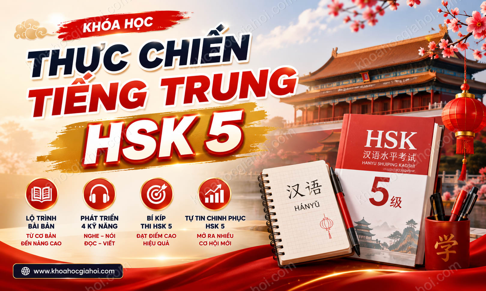 Khóa Học Thực Chiến Tiếng Trung Hsk 5