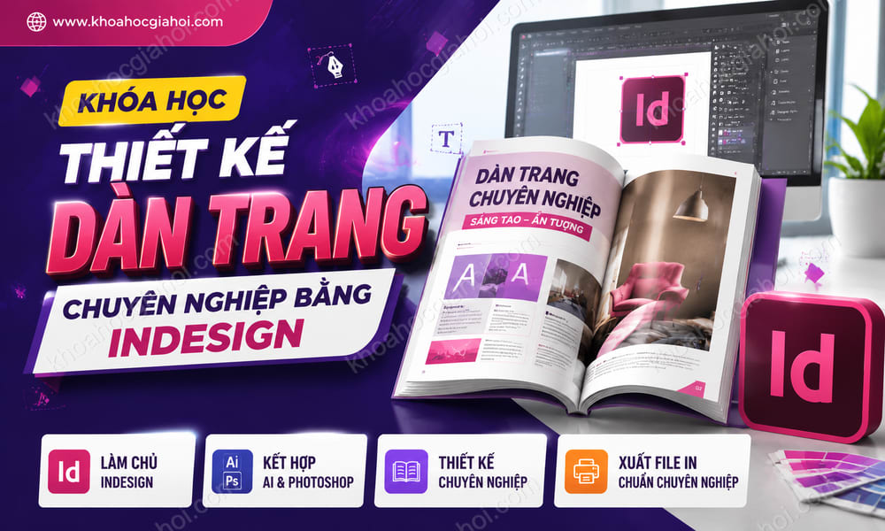 Khóa Học Thiết Kế Dàn Trang Chuyên Nghiệp Bằng Indesign