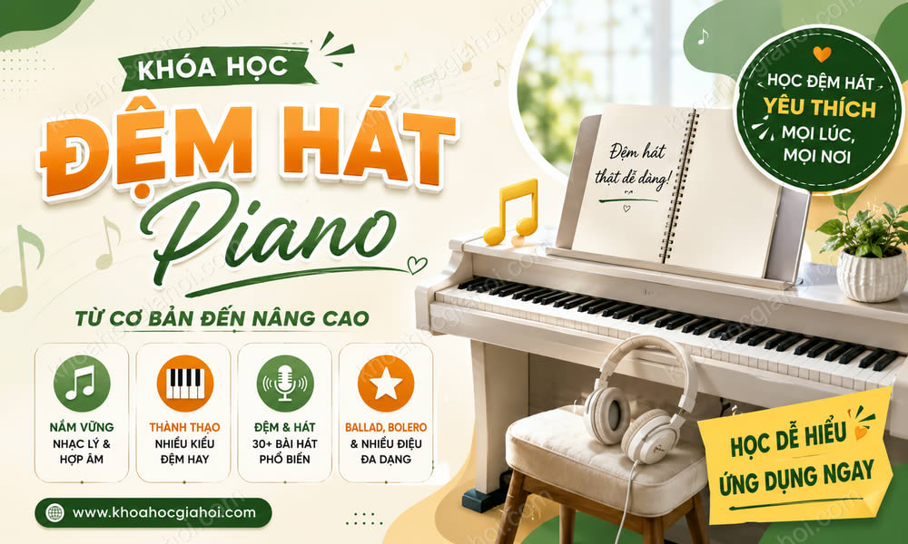 Khoá Học Đệm Hát Piano