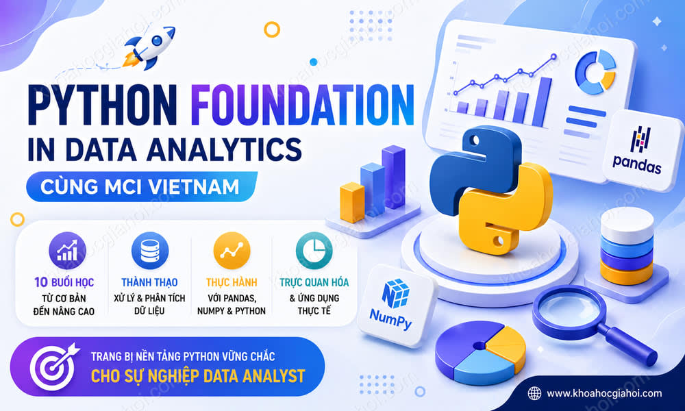 Khóa Học Python Foundation In Data Analytics Cùng Mci Vietnam