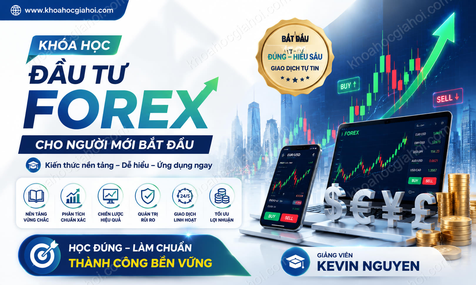 Khoá Học Đầu Tư Forex Cho Người Mới Bắt Đầu