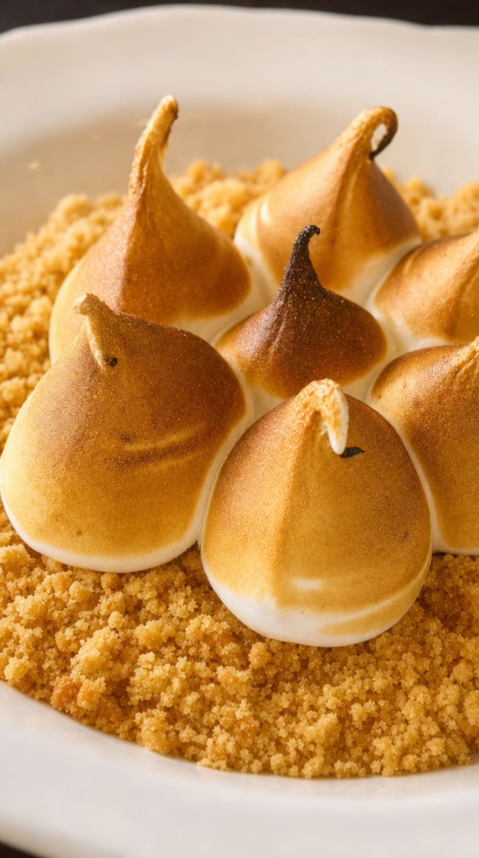 Torched meringue