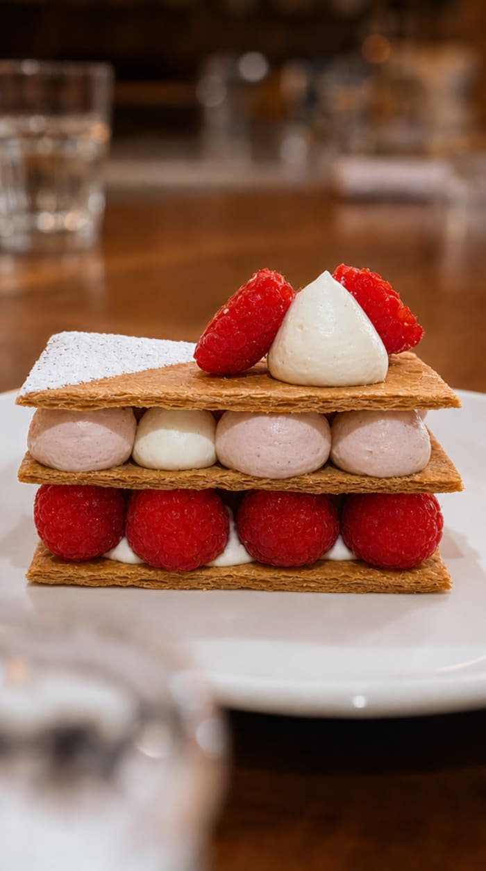The mille-feuille, studio shot