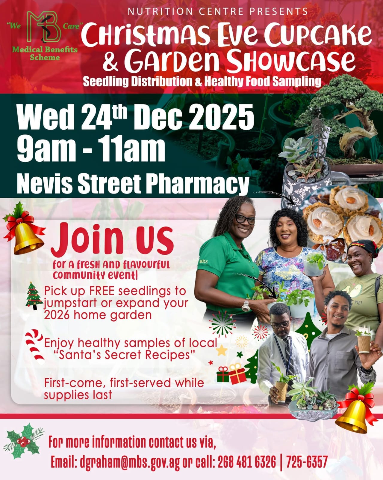 Christmas Eve Cupcake & Garden Showcase