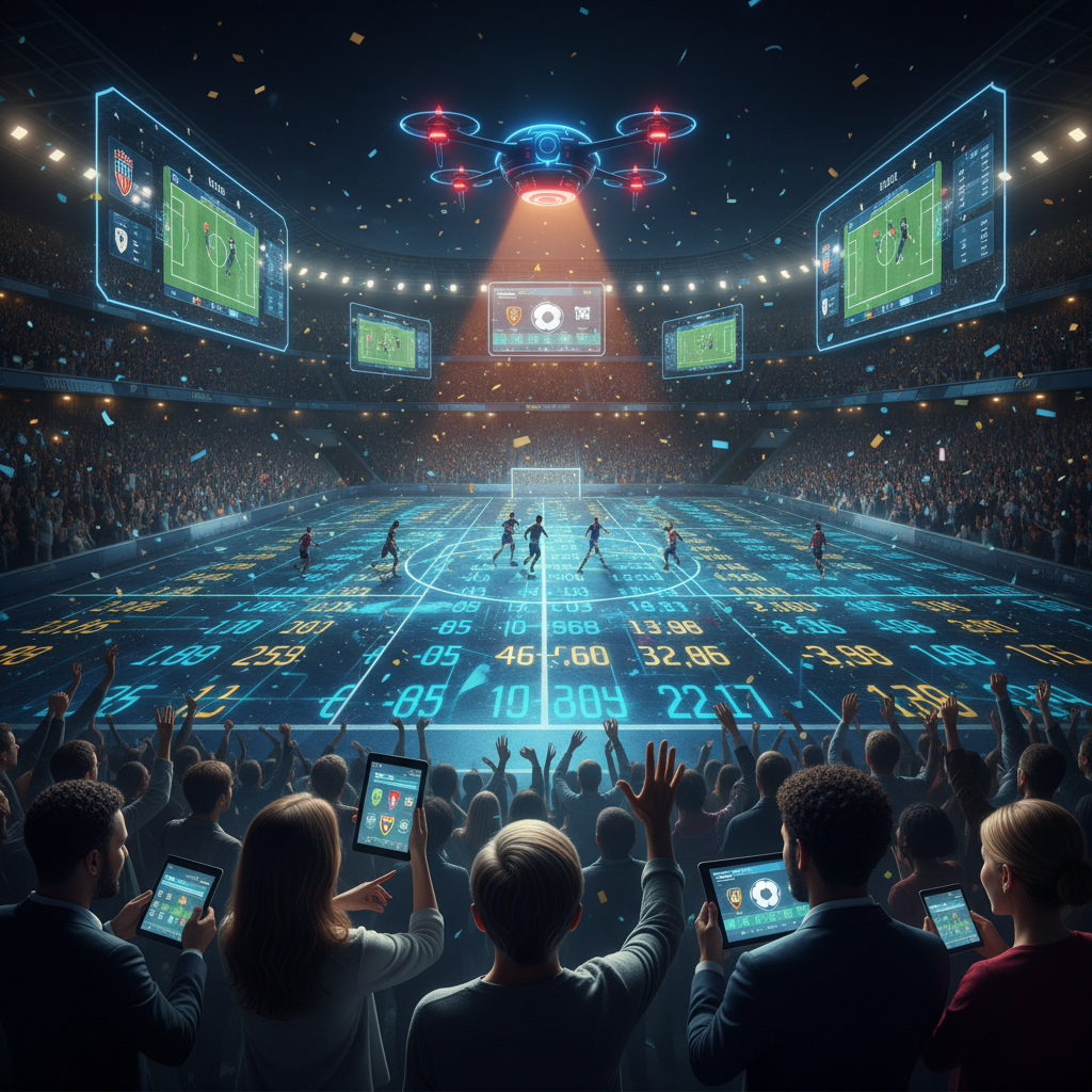 Ilustrasi taruhan bola online