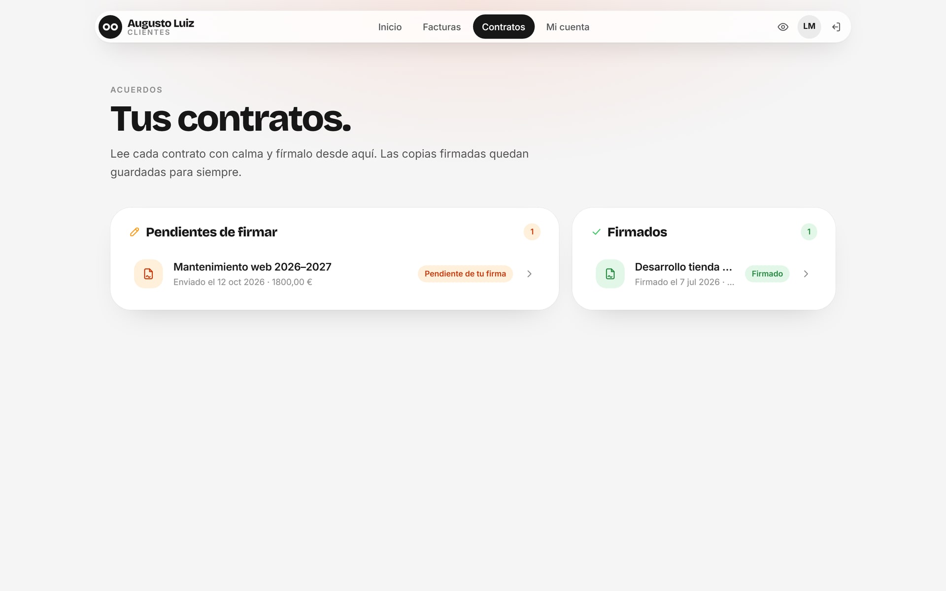 Portal de clientes, imagen 3