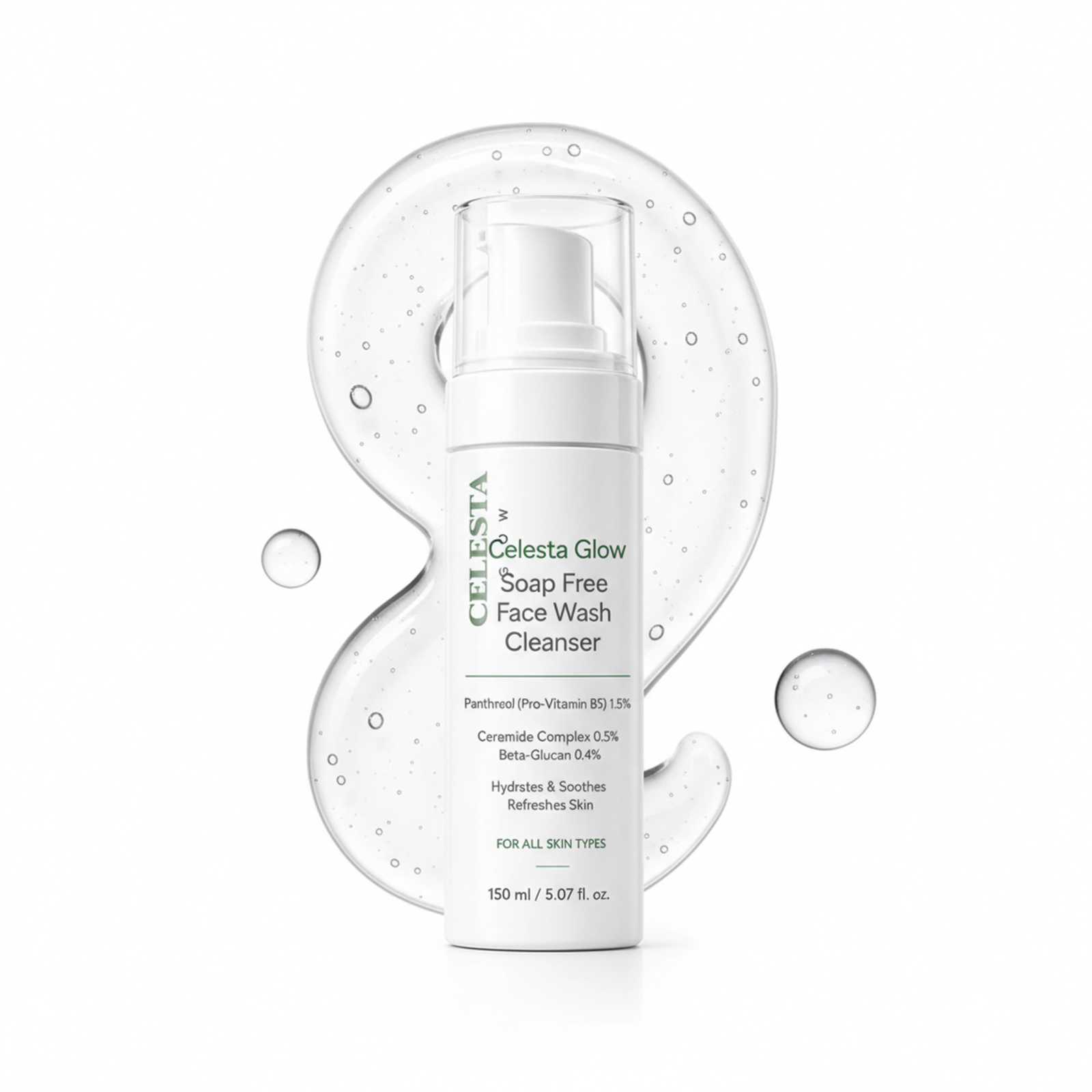 Celesta Glow Soap Free Face Wash Cleanse