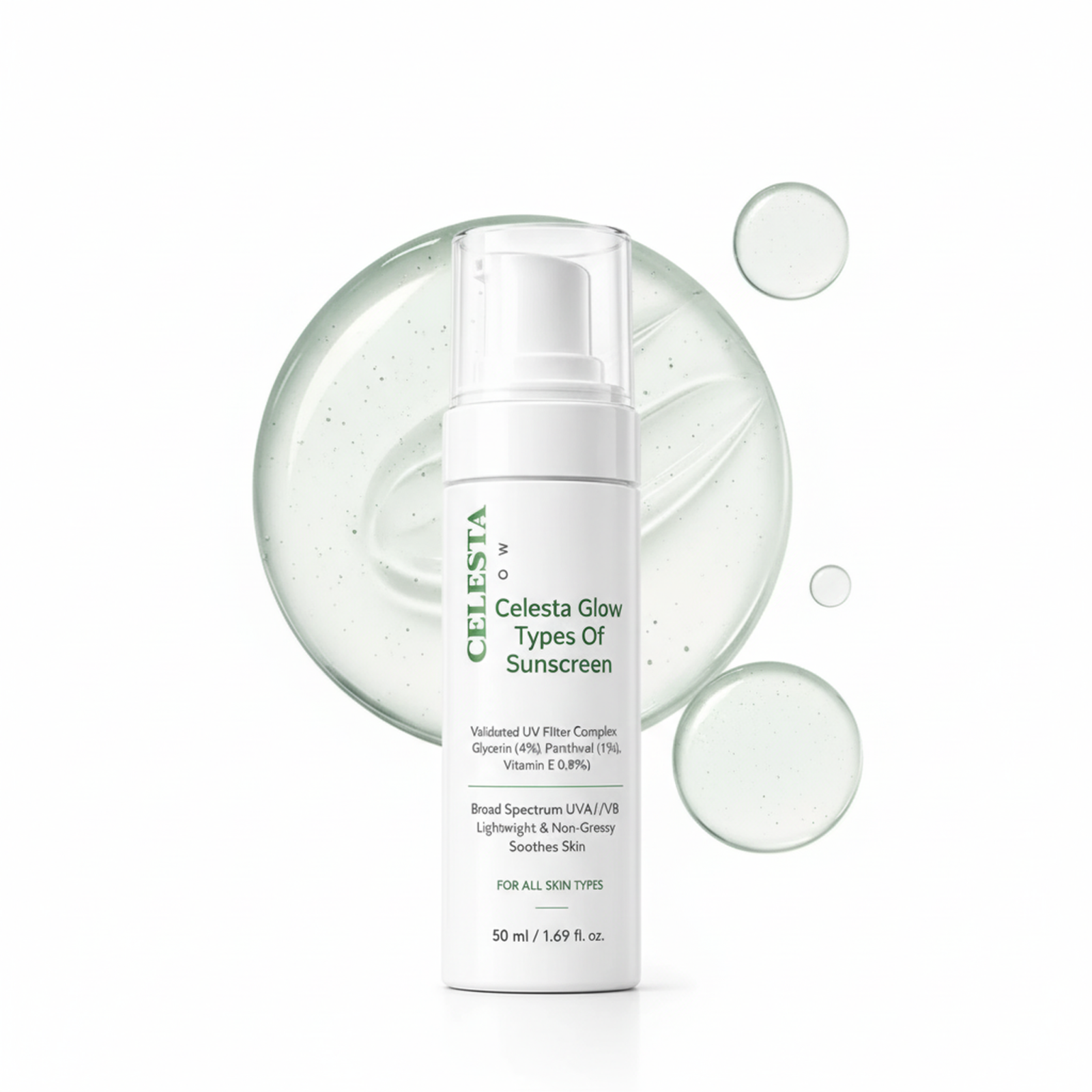 Celesta Glow Types Of Sunscreen