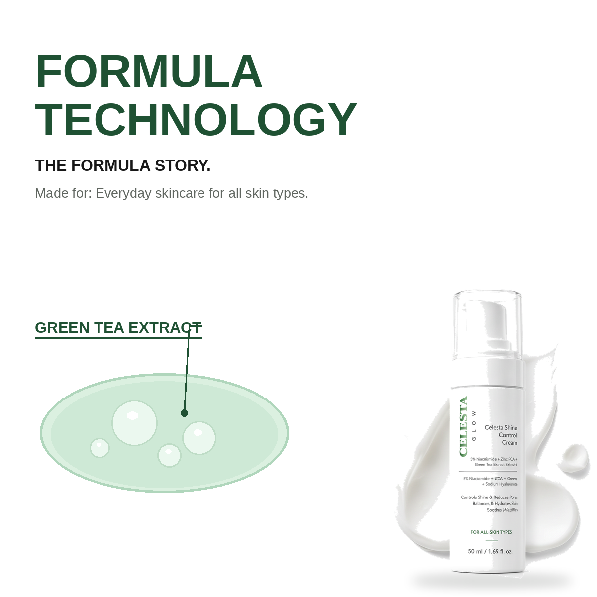 Celesta Glow Shine Control Cream view 4